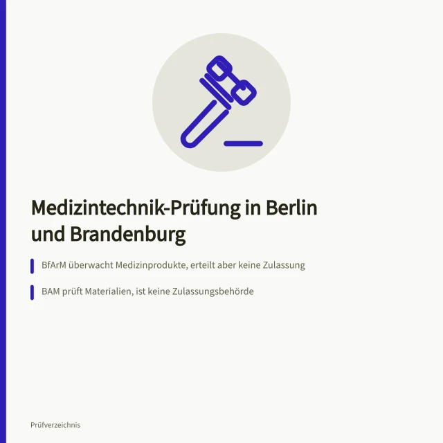 Regulatorische Prüfung von Medizintechnik in Berlin und Brandenburg. Wie Berlin und Brandenburg regulatorische Prüfungen für Medizintechnik regeln