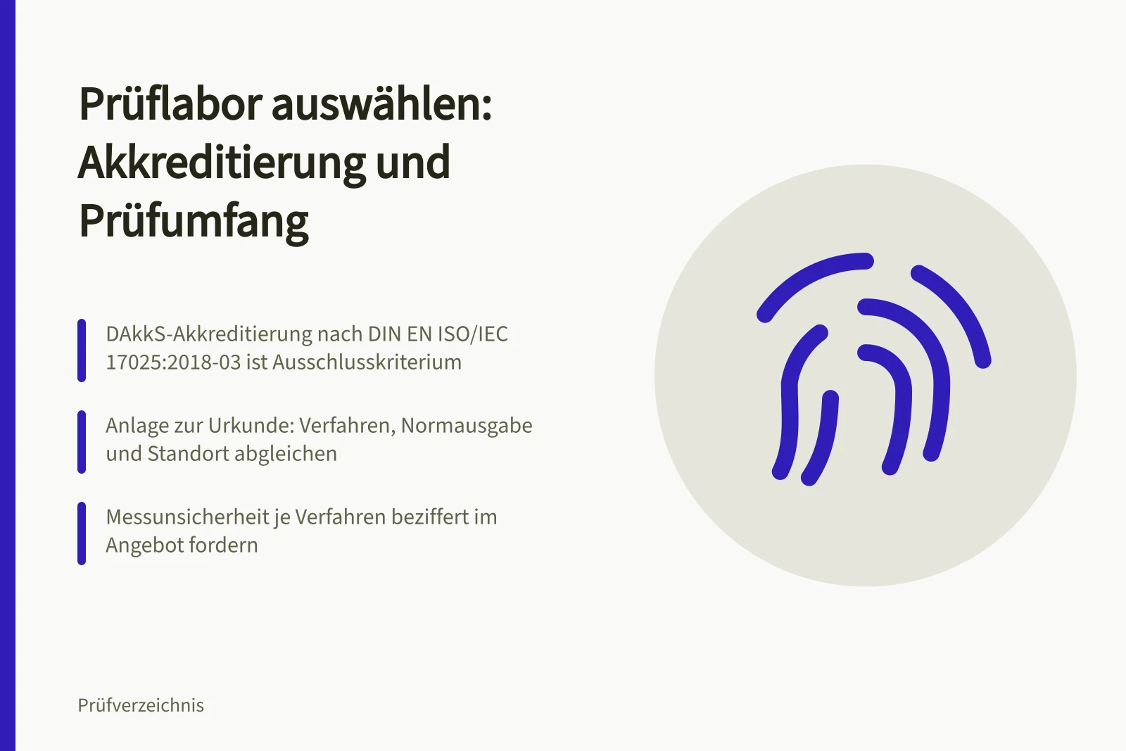 Karte zur Auswahl von Prüflaboren mit Akkreditierung und Prüfumfang
